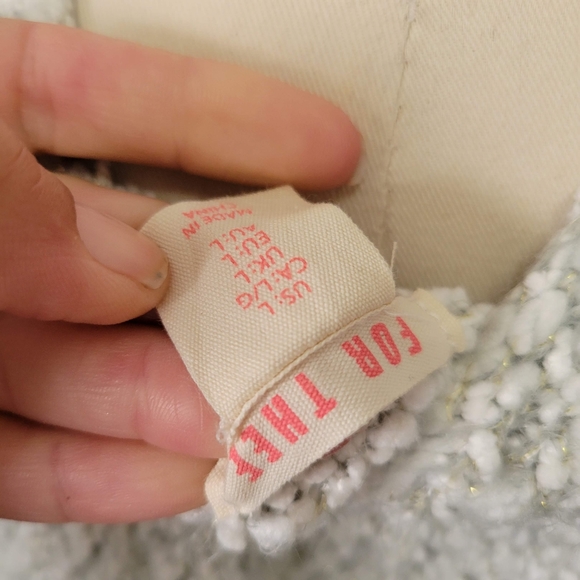 For Thee lurex ombre open front cardigan size large - Picture 7 of 8